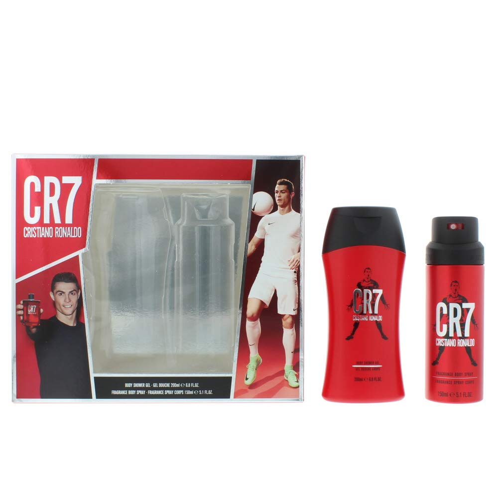 Cristiano Ronaldo CR7 Gift Set 200ml Shower Gel + 150ml Body Spray