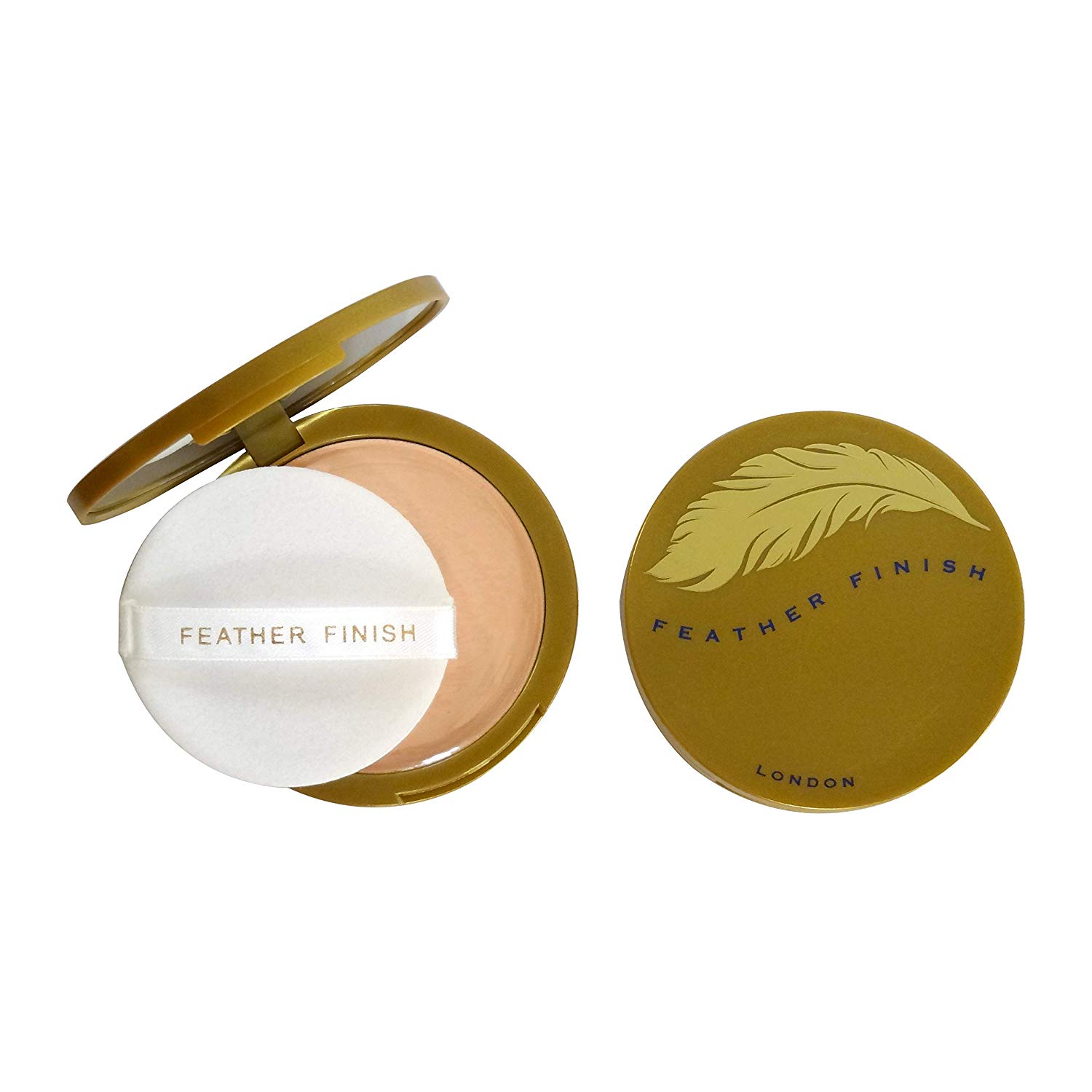 Mayfair Feather Finish Compact Powder with Mirror 10g - 01 Fair & Natural