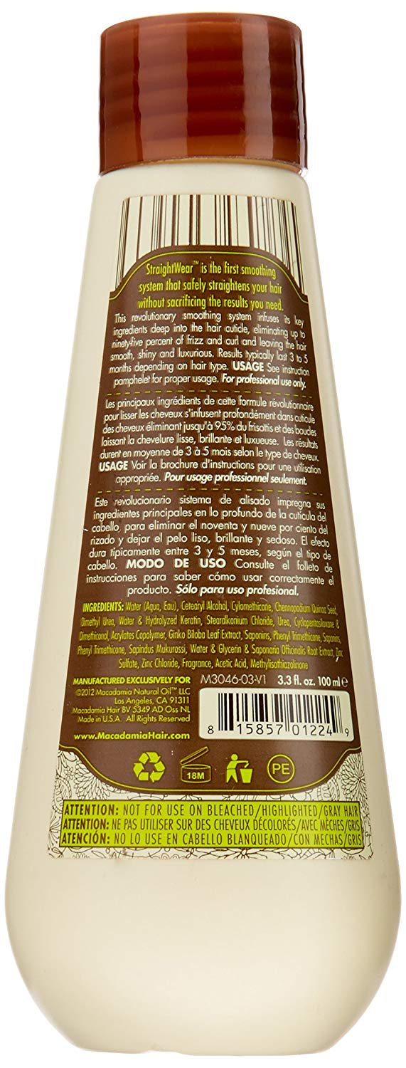 Macadamia Natural Oil StraightWear Smoother Straightening Solution 100ml