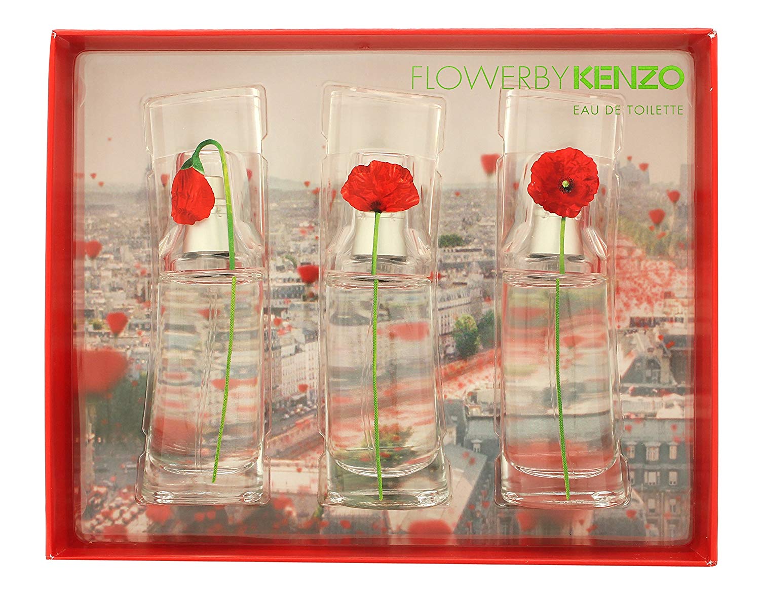 Kenzo Flower Miniature Gift Set 3 x 15ml Eau De Toilette EDT