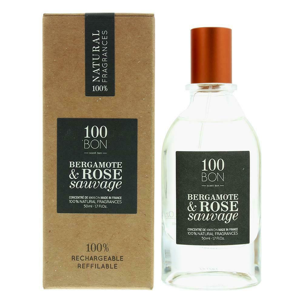 100BON Bergamote & Rose Sauvage Refillable Eau de Parfum 50ml Spray