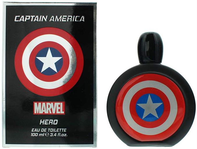 Marvel Captain America Hero Eau de Toilette 100ml Spray For Him