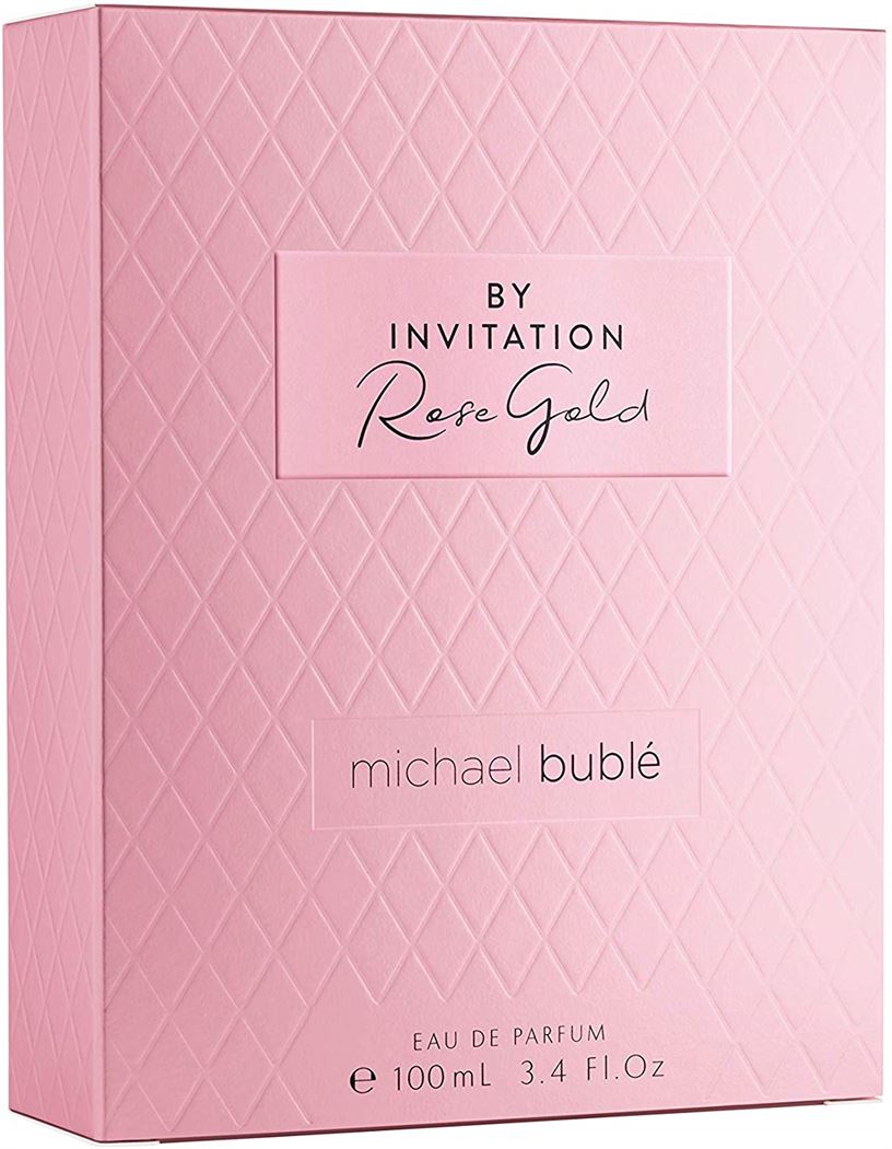Michael Buble By Invitation Rose Gold Eau de Parfum 100ml Spray For her