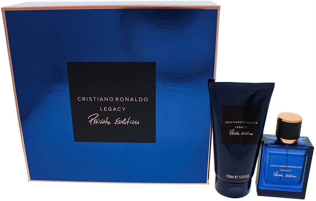 Cristiano Ronaldo Legacy Private Edition Gift Set 50ml Eau De Parfum EDP + 150ml Shower Gel For Him