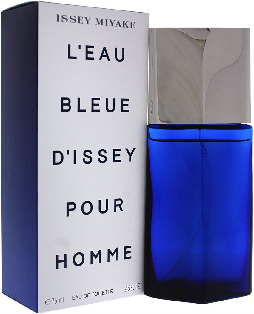 Issey Miyake LEau Bleue dIssey Pour Homme Eau de Toilette 75ml Spray For Him