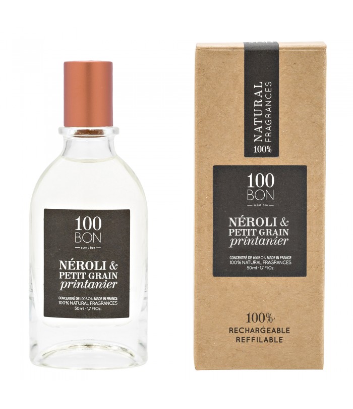 100BOn Néroli & Petit Grain Printanier Refillable Eau de Parfum 50ml Spray