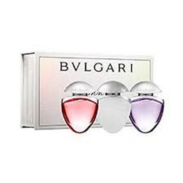 Bvlgari Omnia Jewels Charms Fragrance Gift Set 15ml Crystalline EDT + 15ml Coral EDT + 15ml Pink Sapphire EDT