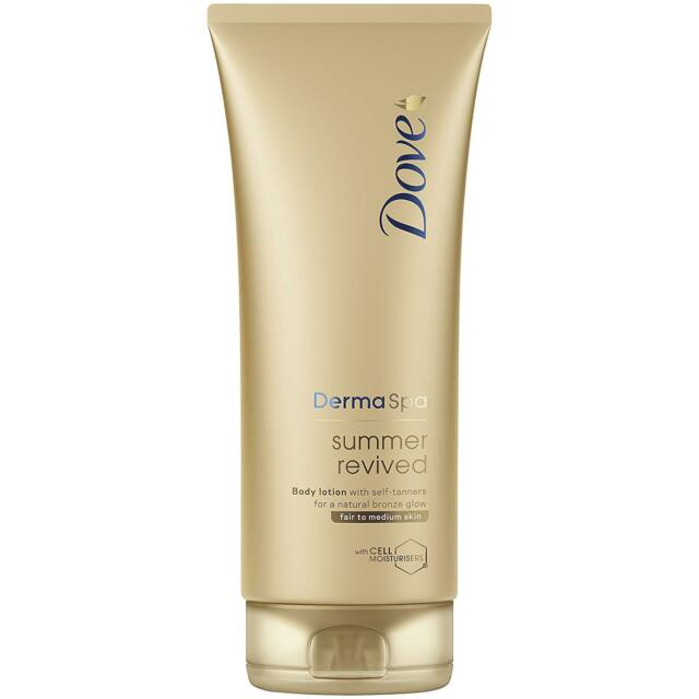 Dove Derma Spa Summer Revived Gradual Self Tan 200ml - Fair To Medium
