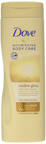 Dove Visible Glow Gradual Tan Body Lotion 400Ml - Fair/Medium