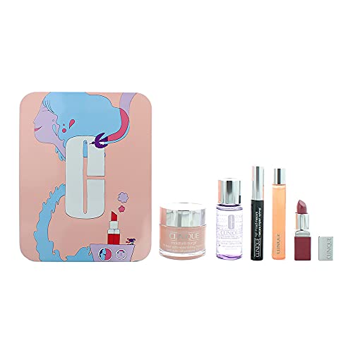 Clinique Limited Edition Travel Jet Set Gift Set 75Ml Moisture Surge Hydrator Gel Cream + 50Ml Take The Day Off Make-Up Remover + 7Ml Mascara - Black