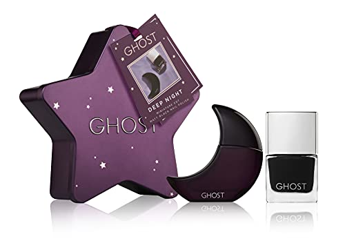 Ghost Deep Night Gift Set 10Ml Eau De Toilette Edt + 10Ml Nail Polish - Black