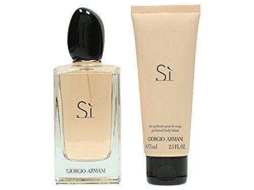 Giorgio Armani Si Gift Set 100Ml Eau De Parfum Edp + 75Ml Body Milk