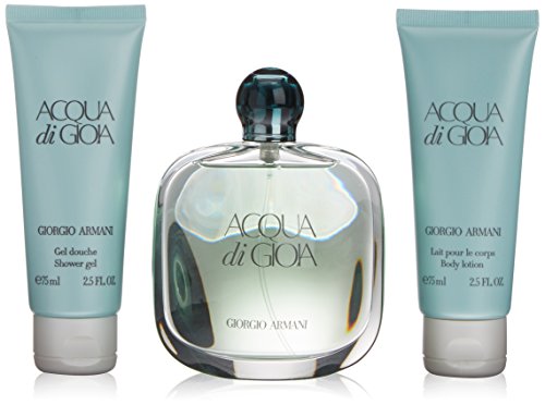 Giorgio Armani Acqua Di Gioia Gift Set 100Ml Eau De Parfum Edp + 75Ml Body Lotion + 75Ml Shower Gel