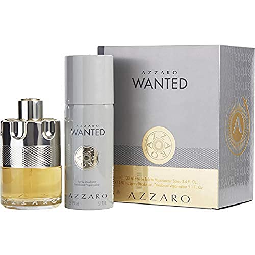 Azzaro Wanted Gift Set 100Ml Eau De Toilette Edt + 150Ml Deodorant Spray