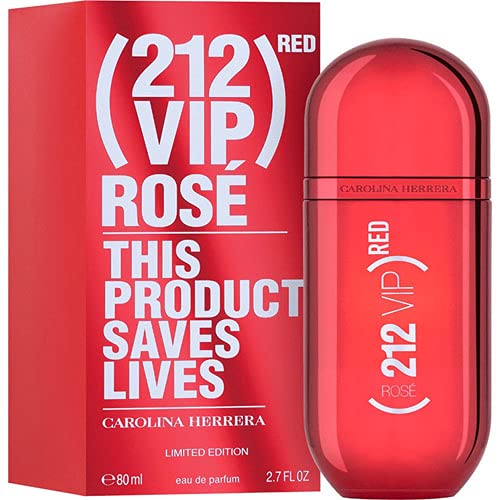 Carolina Herrera 212 Vip Rosé Red Eau De Parfum 80Ml Spray - Limited Edition