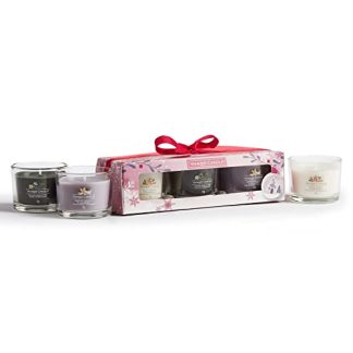 Yankee Candle Votive Candle Gift Set 37g White Spruce & Grapefruit Candle + 37g Silver Sage & Pine Candle + 37g Smoked Vanilla & Cashmere Candle